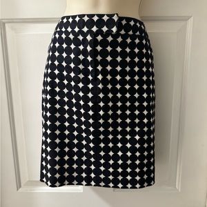 Black and White Polkadot Skirt